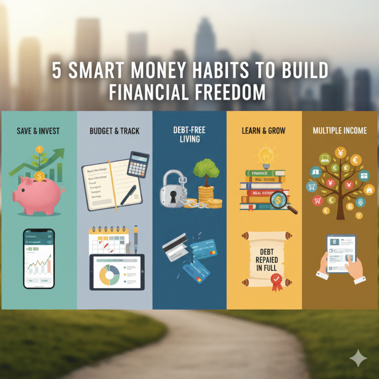 5 Smart Money Habits to Build Financial Freedom.