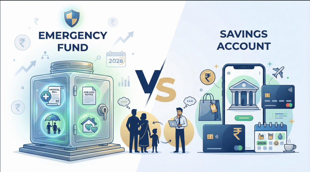 Emergency Fund vs saving amount